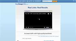 Desktop Screenshot of buycheaplinks.com